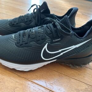 Nike Flyknit Men's Black Golf Shoes